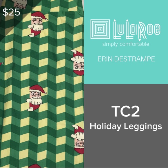 LuLaRoe Pants - FINAL DROP! LuLaRoe Holiday Leggings TC2